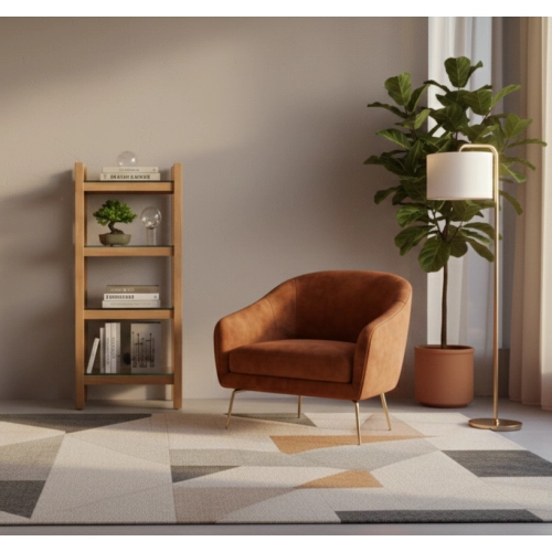 REGAŁ NA KSIĄŻKI  DREWNO LITE DĄB JESION OLCHA RNK-14